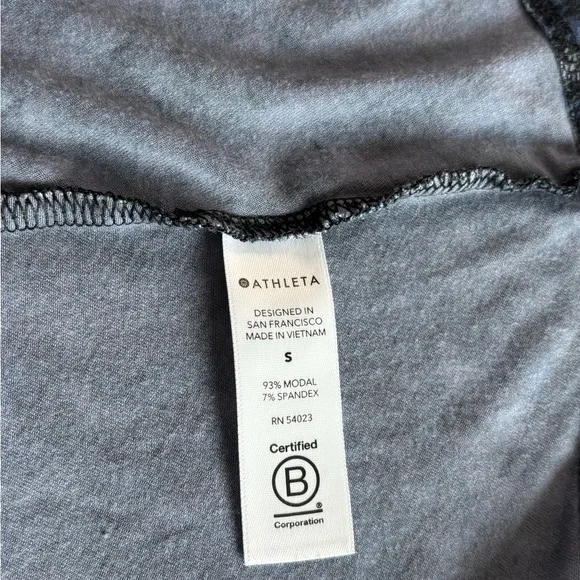 Athleta Blue and Black Patterned Mini Dress Size S Casual - Picture 9 of 10